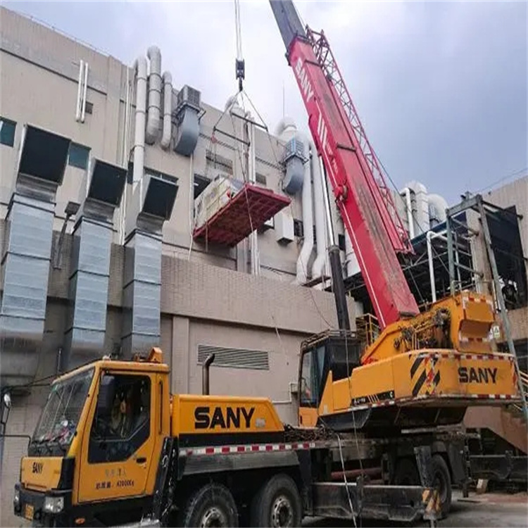 永嘉县吊车如何吊彩钢瓦